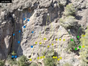Sector Escalada Las Tazas de Murcia